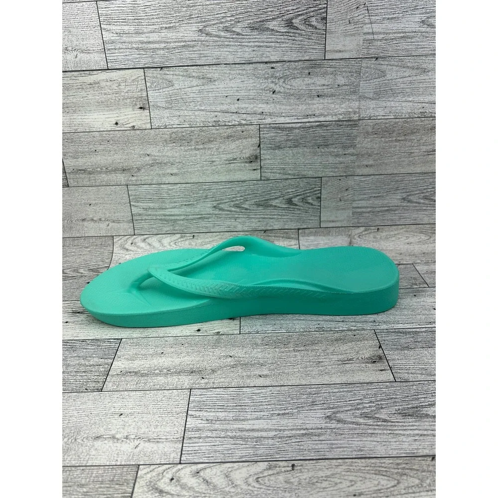 Archies Arch Support Flip Flops Mint Green Men 10 Women 11 Orthotic‎ Sandals NEW
